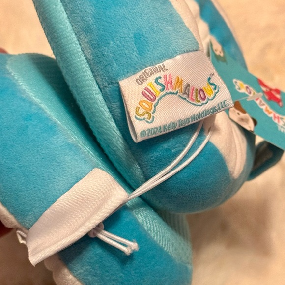 Original Squishmallows Glitter Dragon Slippers sz. 11-12. NWT - Picture 6 of 6